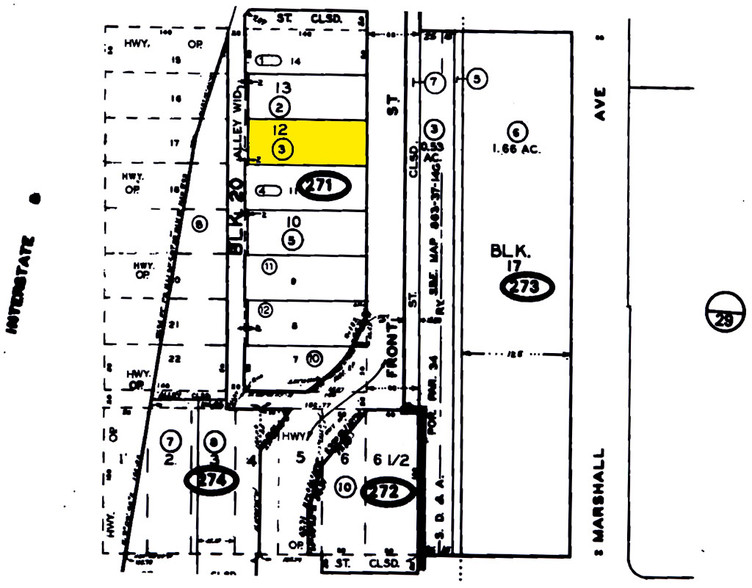 316 Front St, El Cajon, CA à louer - Plan cadastral - Image 2 de 3