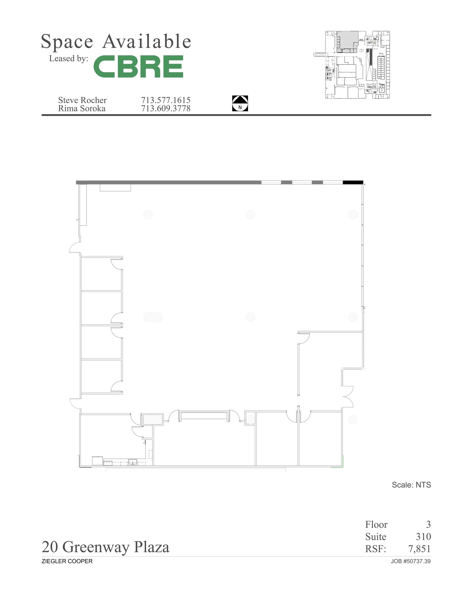 20 Greenway Plz, Houston, TX for lease Site Plan- Image 1 of 1