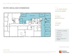 2610 Crow Canyon Rd, San Ramon, CA à louer Plan d’étage- Image 2 de 2