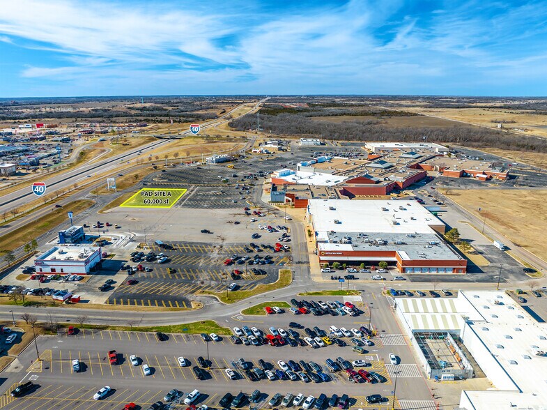 4901 N Kickapoo Ave, Shawnee, OK à louer - Aérien - Image 2 de 3