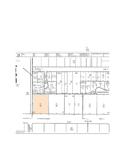 2475 Pacific Coast Hwy, Lomita, CA à louer - Plan cadastral - Image 3 de 3