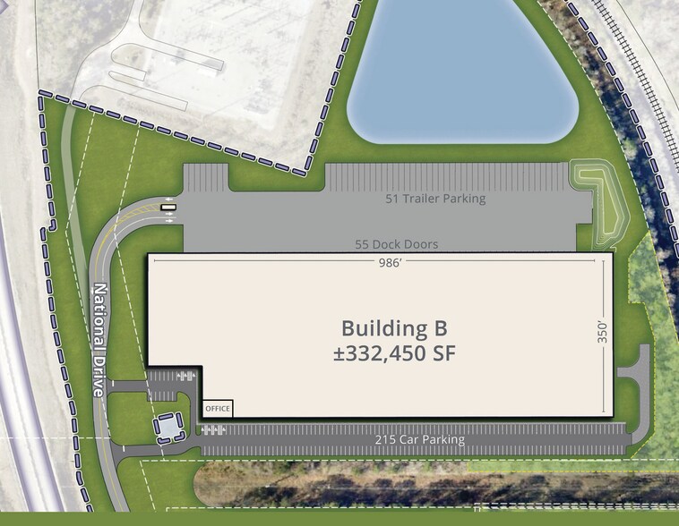 54 National Dr, Port Wentworth, GA à louer - Photo du bâtiment - Image 2 de 11