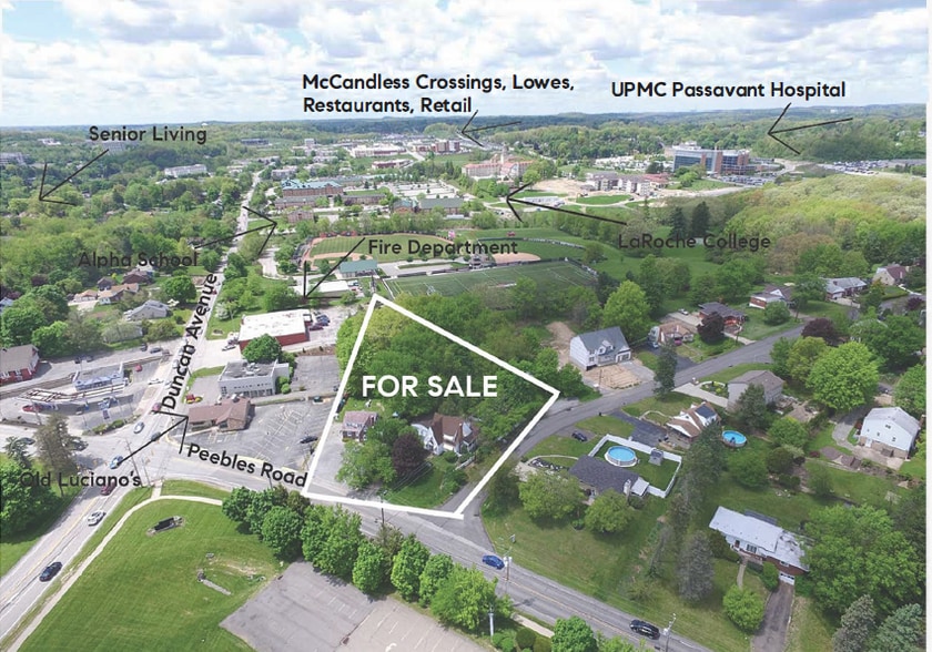 8807 Peebles Rd, Allison Park, PA for sale - Aerial - Image 1 of 5