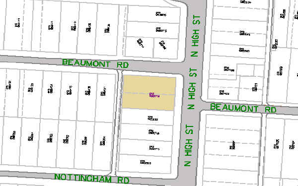 4675-4685 N High St, Columbus, OH for lease - Plat Map - Image 2 of 9