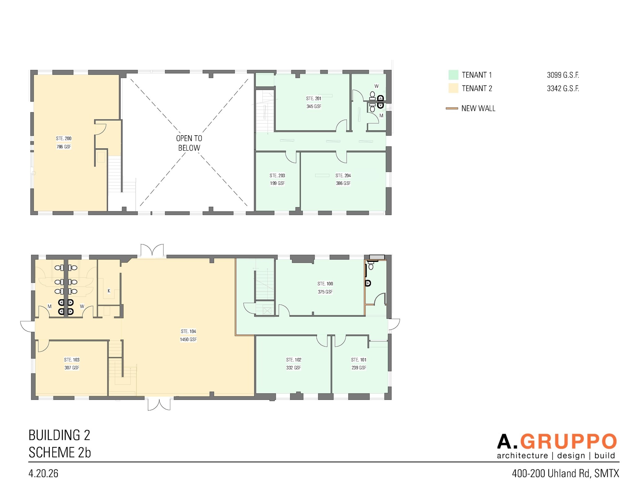 400 Uhland Rd, San Marcos, TX à louer Plan d’étage- Image 1 de 15