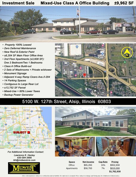 5100 W 127th St, Alsip, IL à vendre - Photo du bâtiment - Image 3 de 4