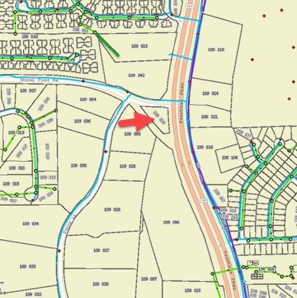 1110 Stoney Point Rd, Cumming, GA for lease - Plat Map - Image 2 of 14