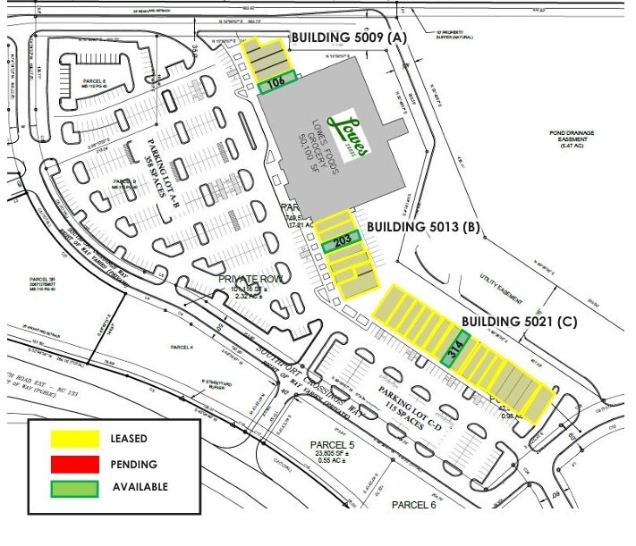 5010 Southport Crossing Way, Boiling Spring Lakes, NC à louer Plan de site- Image 1 de 1