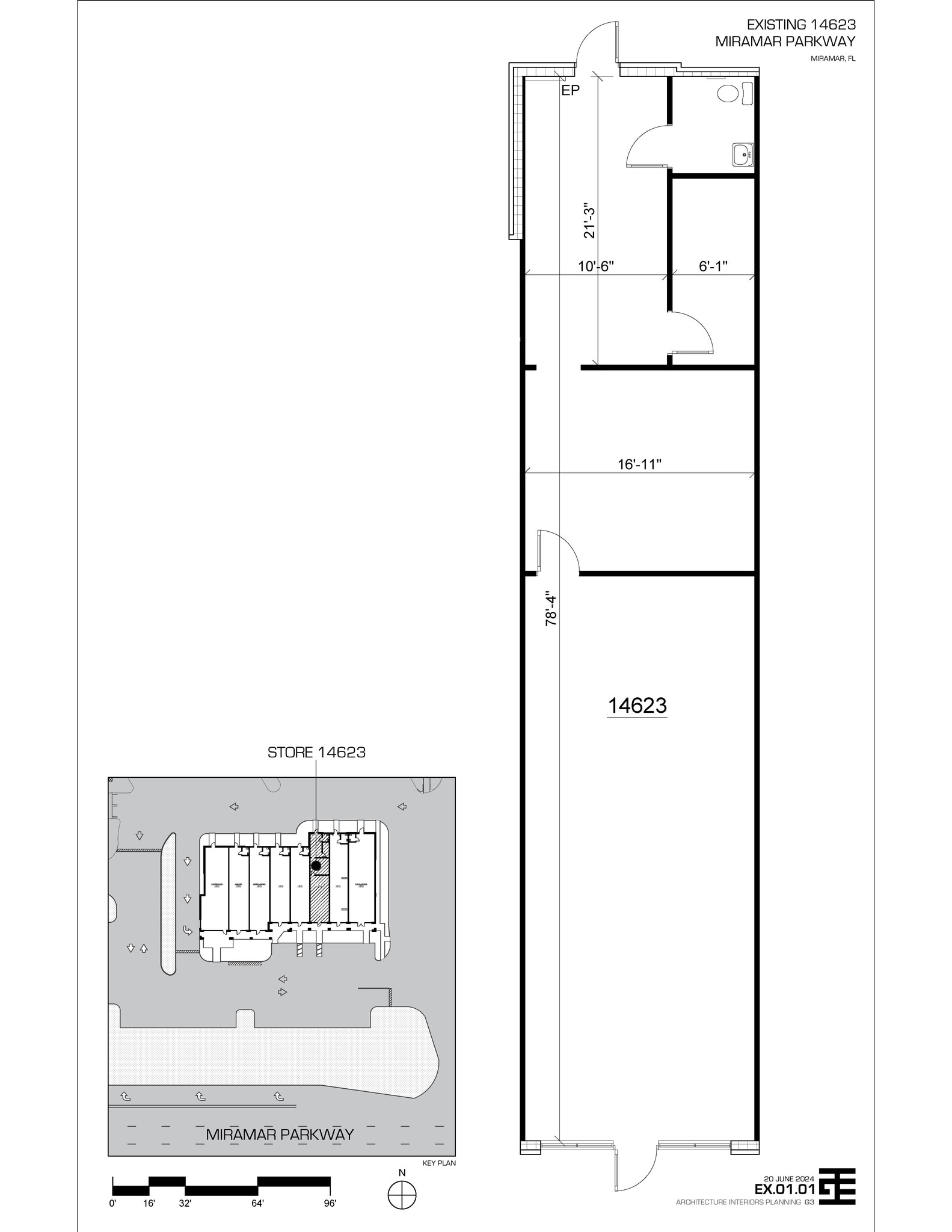14603-14673 Miramar Pky, Miramar, FL à louer Plan d’étage- Image 1 de 1