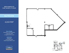 5555 N Beach St, Fort Worth, TX à louer Plan d’étage- Image 1 de 1