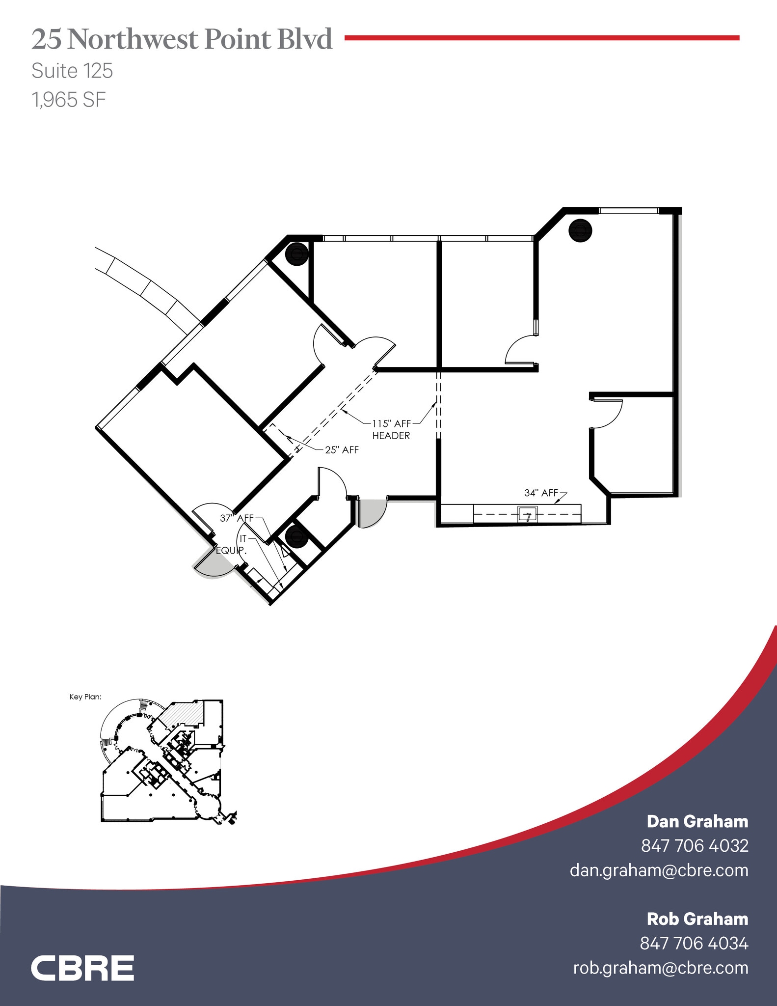 25 NW Point Blvd, Elk Grove Village, IL for lease Floor Plan- Image 1 of 1