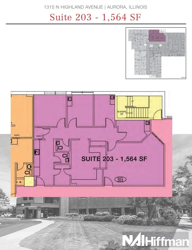 1315 N Highland Ave, Aurora, IL à louer Plan d’étage- Image 1 de 1