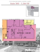 1315 N Highland Ave, Aurora, IL à louer Plan d’étage- Image 1 de 1