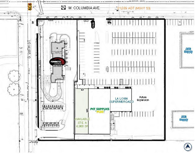 1791 W Columbia Ave, Battle Creek, MI à louer - Photo du bâtiment - Image 1 de 6