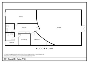 960-961 Dana Dr, Redding, CA for lease Floor Plan- Image 1 of 21