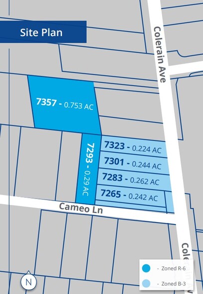 7265 & 7357 Colerain Ave, Cincinnati, OH à vendre - Plan de site - Image 2 de 2