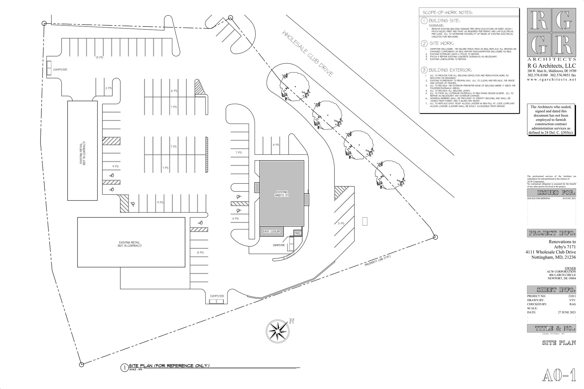 4111-4115 Wholesale Club Dr, Nottingham, MD for lease Site Plan- Image 1 of 1