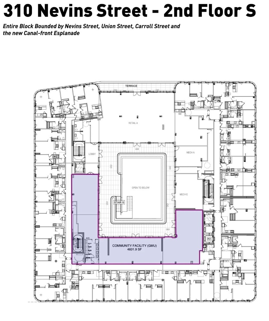 310-340 Nevins St, Brooklyn, NY à louer Plan d’étage- Image 1 de 1