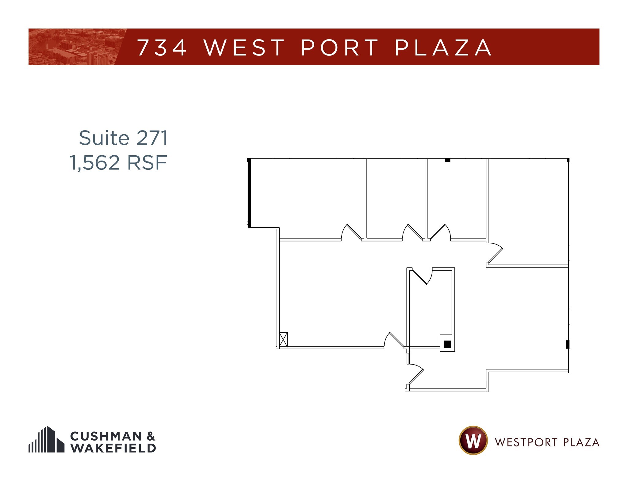 102 Westport Plaza Dr, Saint Louis, MO à louer Plan de site- Image 1 de 1