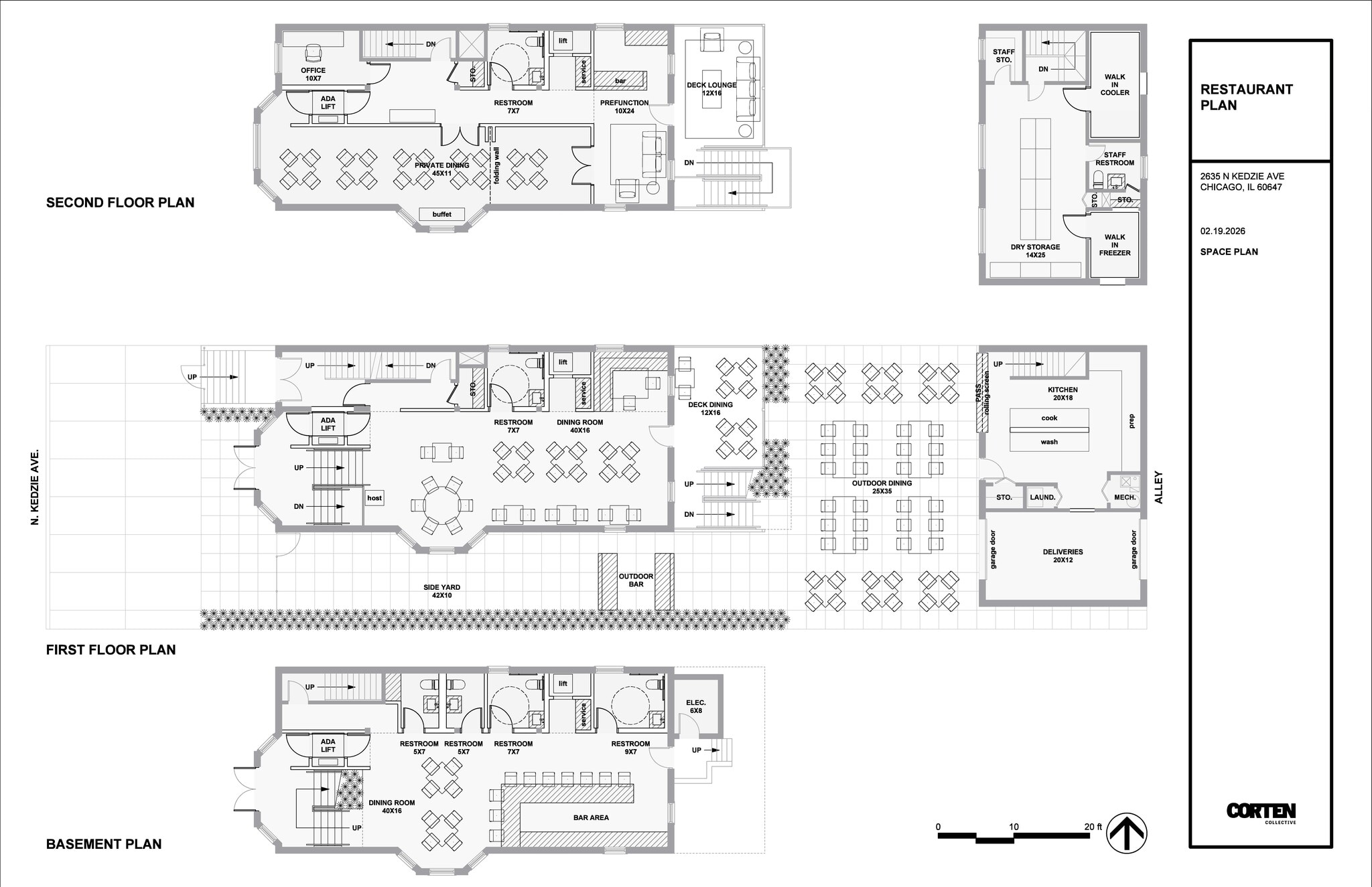 2635 N Kedzie Ave, Chicago, IL for lease Floor Plan- Image 1 of 1