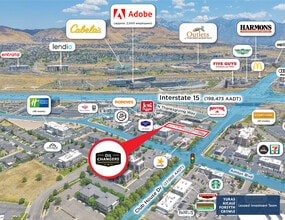 2840 W Clubhouse Dr, Lehi, UT - AERIAL  map view - Image1