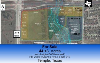 Plus de détails pour 7100 State Highway 317, Temple, TX - Terrain à vendre