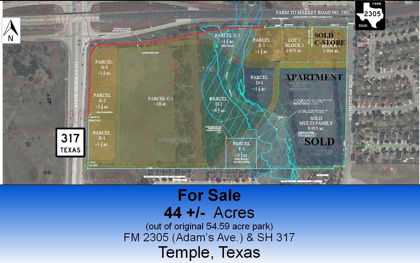 7100 State Highway 317, Temple, TX for sale Site Plan- Image 1 of 2
