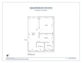 6509 E Serrano Ave, Anaheim, CA for lease Site Plan- Image 1 of 1