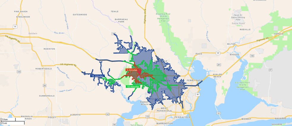 4800 Blk Nine Mile Road w, Pensacola, FL à vendre - Photo du bâtiment - Image 2 de 6