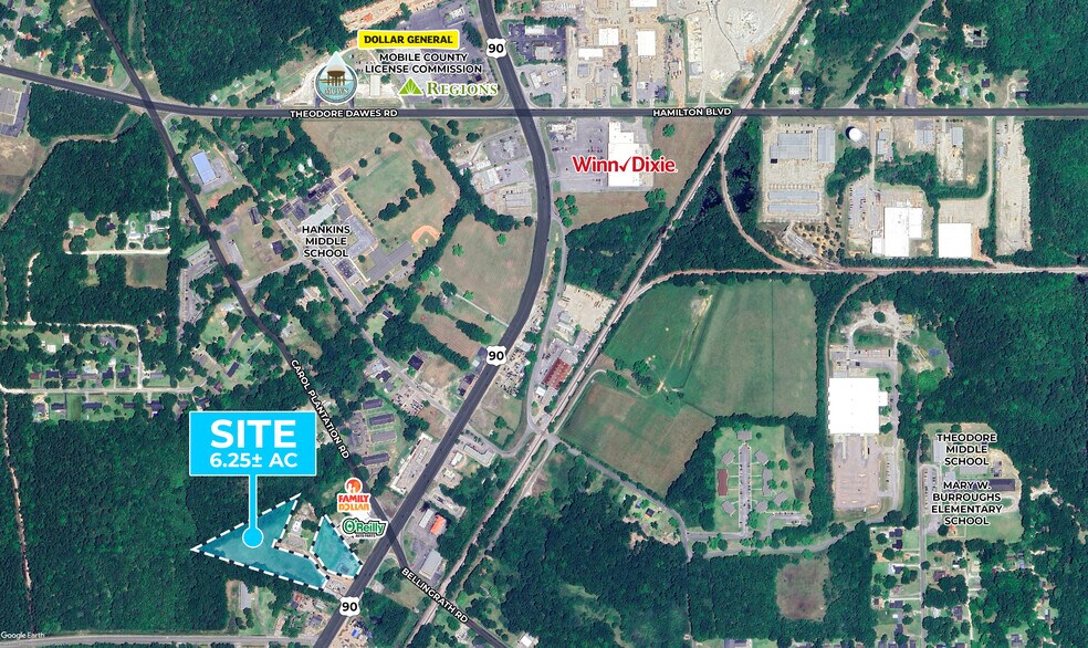 5906 US-90, Theodore, AL à vendre - Photo du bâtiment - Image 2 de 3