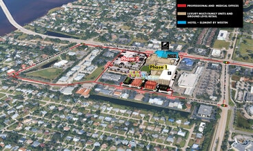 1380-1400 Colonial Blvd, Fort Myers, FL - Aérien Vue de la carte