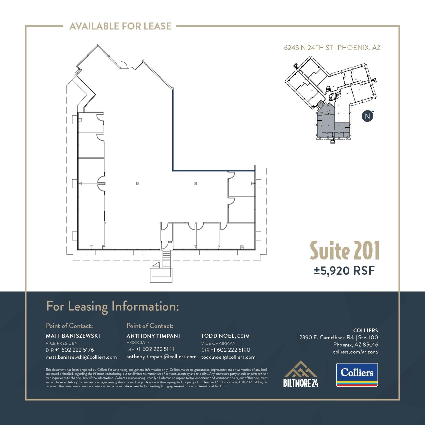6245 N 24th Pky, Phoenix, AZ for lease Floor Plan- Image 1 of 3