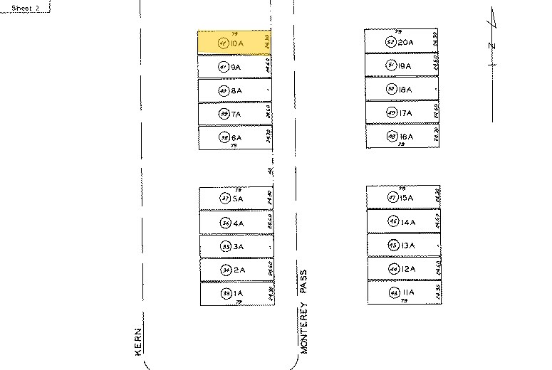 1455 Monterey Pass Rd, Monterey Park, CA à vendre - Plan cadastral - Image 3 de 8