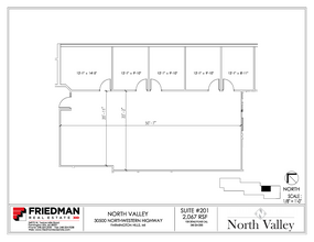 30500 Northwestern Hwy, Farmington Hills, MI for lease Floor Plan- Image 1 of 2