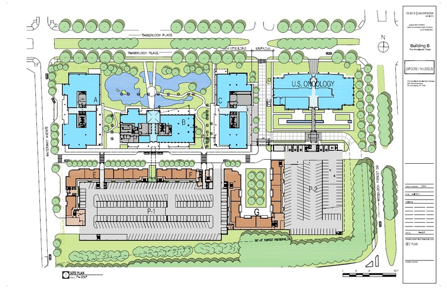 Waterway Ave & Timberloch Pl, The Woodlands, TX à louer - Plan de site - Image 2 de 3