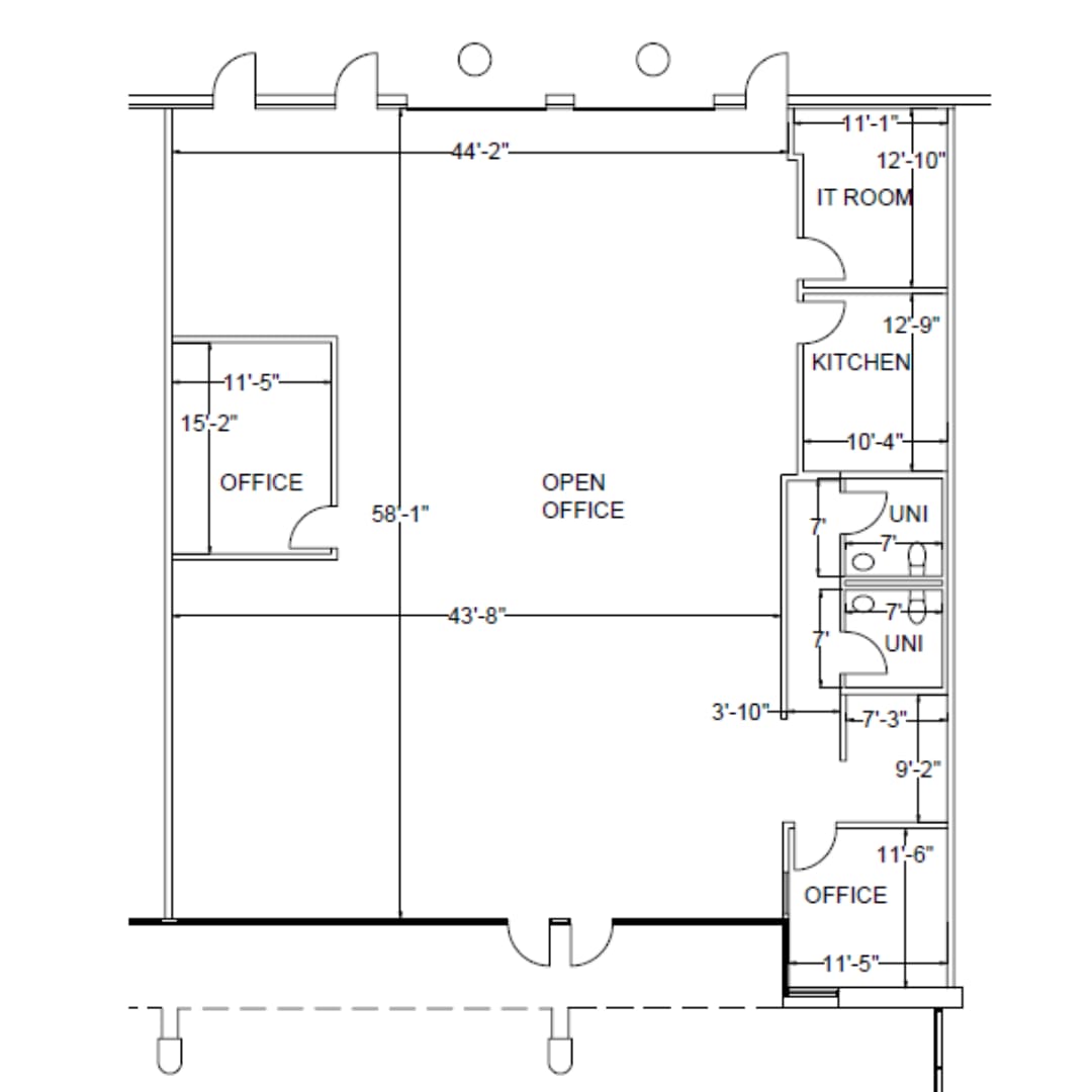 1335 Capital Circle, Marietta, GA à louer Plan d’étage- Image 1 de 1