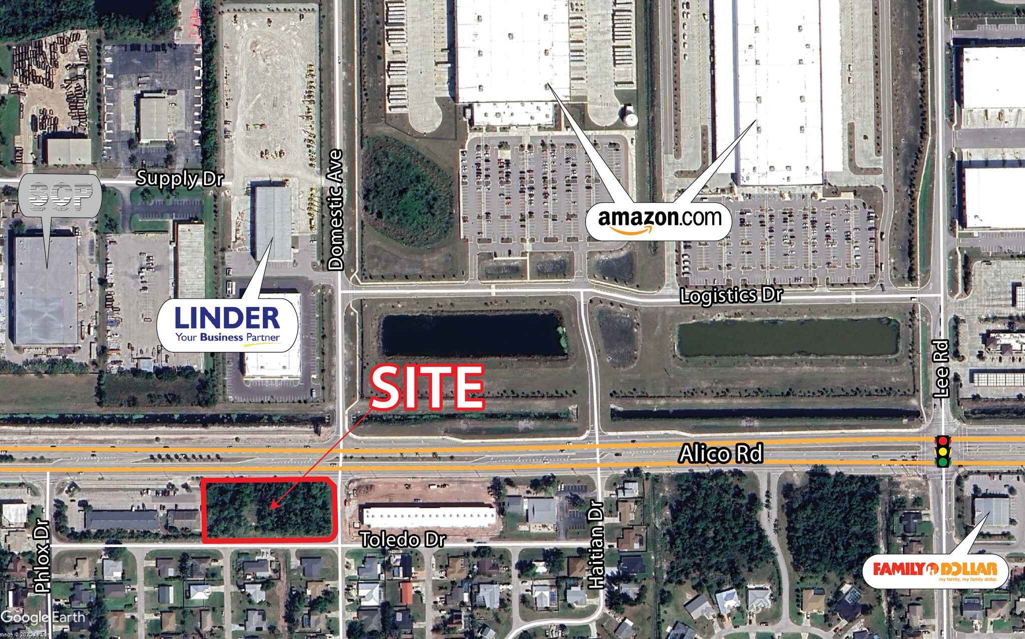 8095 Toledo Dr, Fort Myers, FL à vendre Aérien- Image 1 de 3