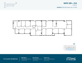 2805 Dallas Pkwy, Plano, TX à louer Plan d’étage- Image 2 de 2