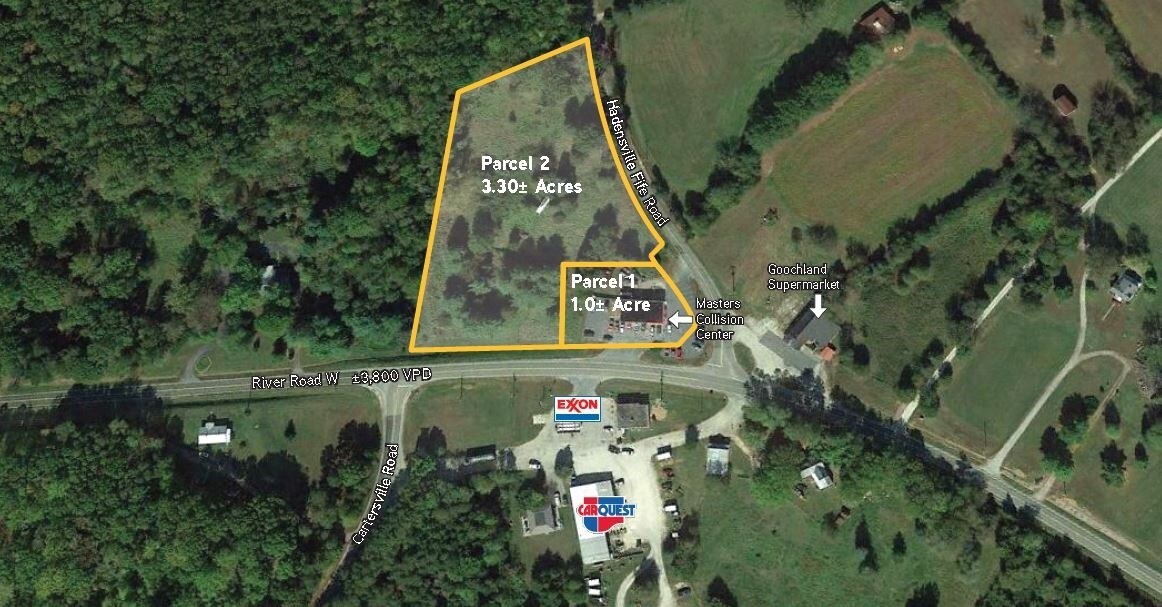 Hadensville Fife Rd, Goochland, VA for sale Aerial- Image 1 of 2