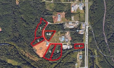 Adamsville Industrial Pky, Adamsville, AL - AERIAL map view