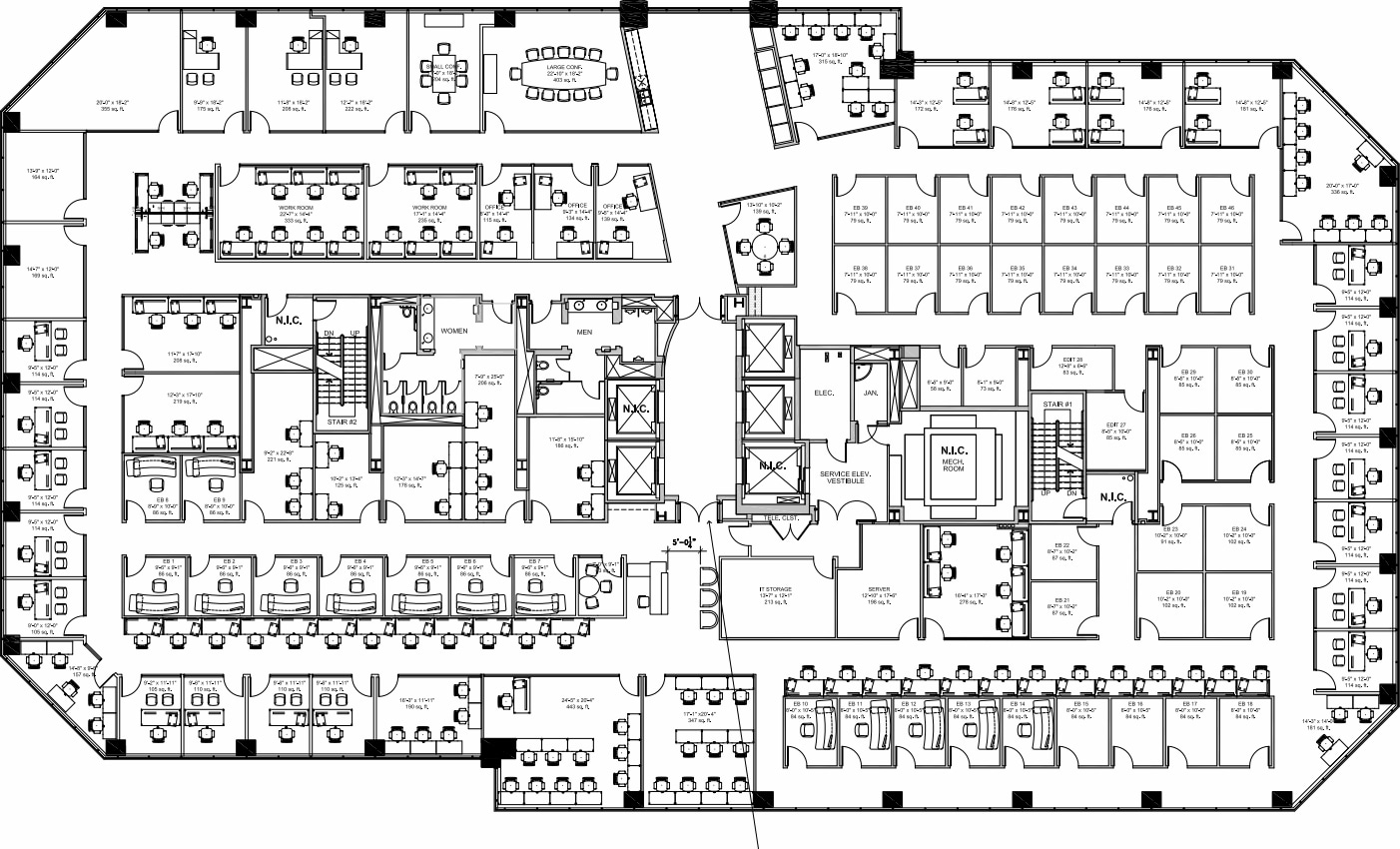 6060 Center Dr, Los Angeles, CA for lease Floor Plan- Image 1 of 3