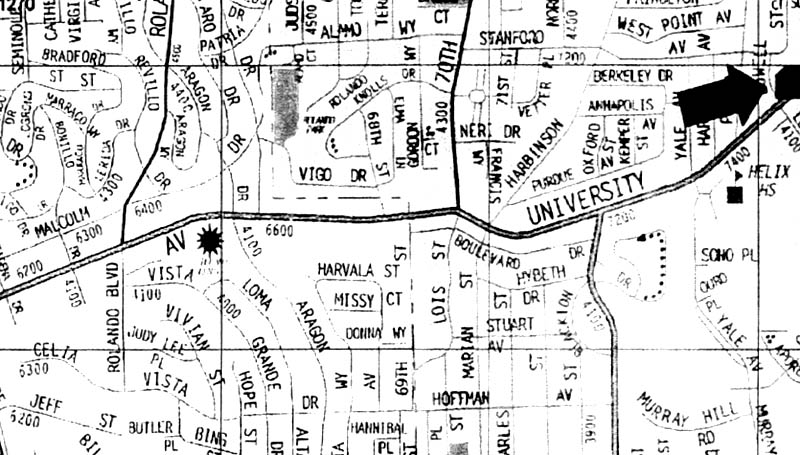 7484 University Ave, La Mesa, CA à louer - Plan de site - Image 3 de 4