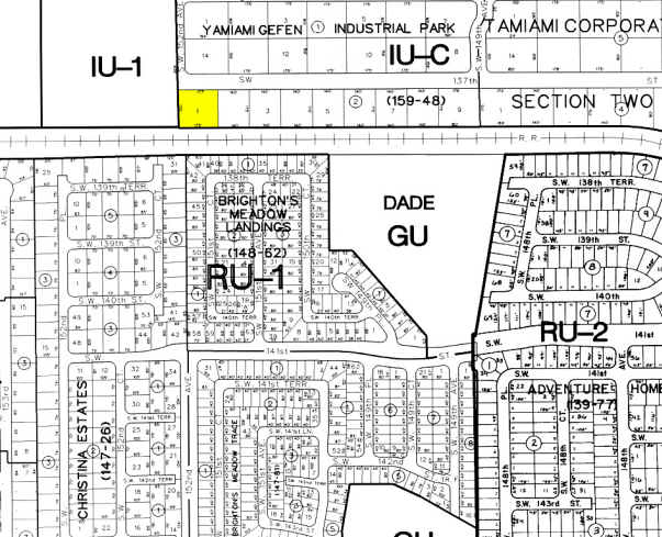 15190 SW 137th St, Miami, FL à vendre Plan cadastral- Image 1 de 6