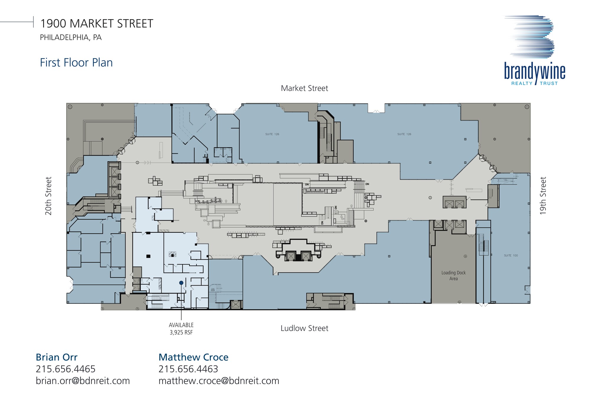 1900 Market St, Philadelphia, PA à louer Plan de site- Image 1 de 1