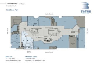 1900 Market St, Philadelphia, PA à louer Plan de site- Image 1 de 1