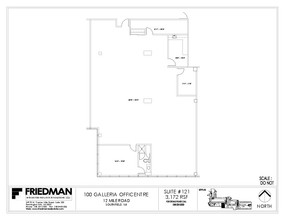 300 Galleria Officentre, Southfield, MI for lease Floor Plan- Image 1 of 2