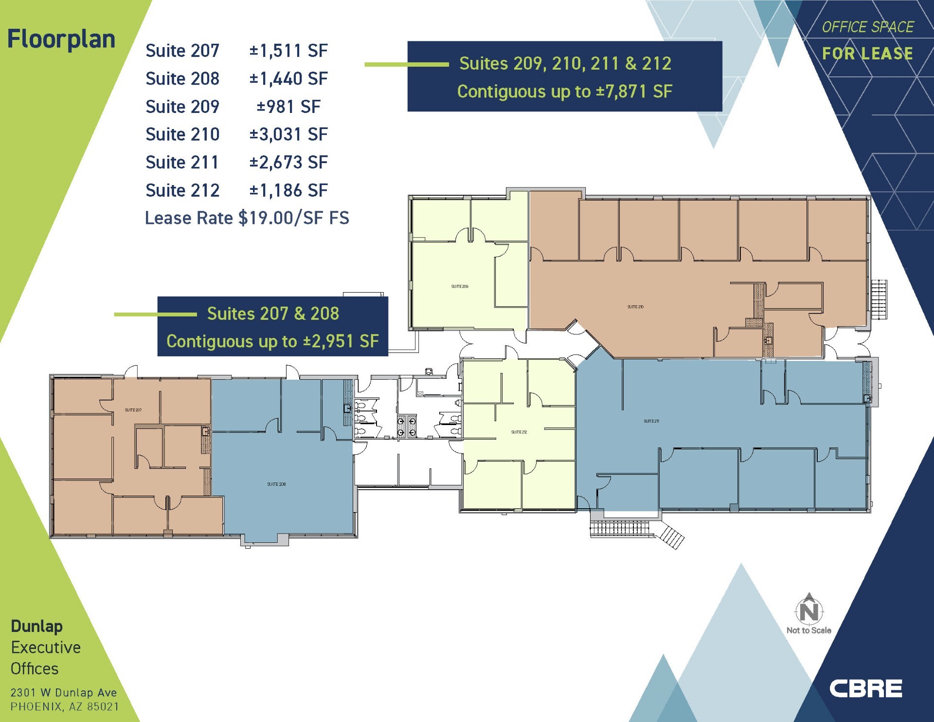 2301 W Dunlap Ave, Phoenix, AZ à louer Plan d  tage- Image 1 de 1