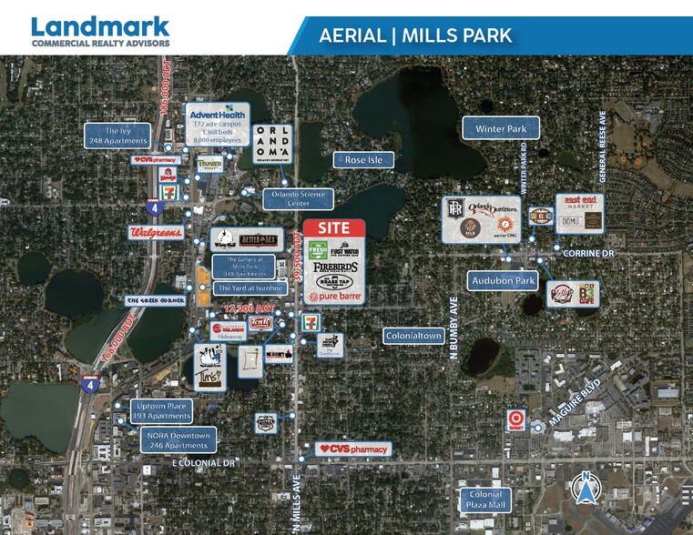 1414-1650 N Mills Ave, Orlando, FL for lease - Building Photo - Image 3 of 8