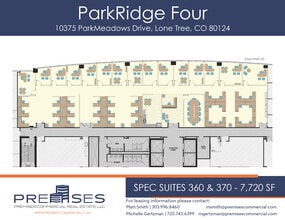 10375 Park Meadows Dr, Lone Tree, CO for lease Floor Plan- Image 2 of 2