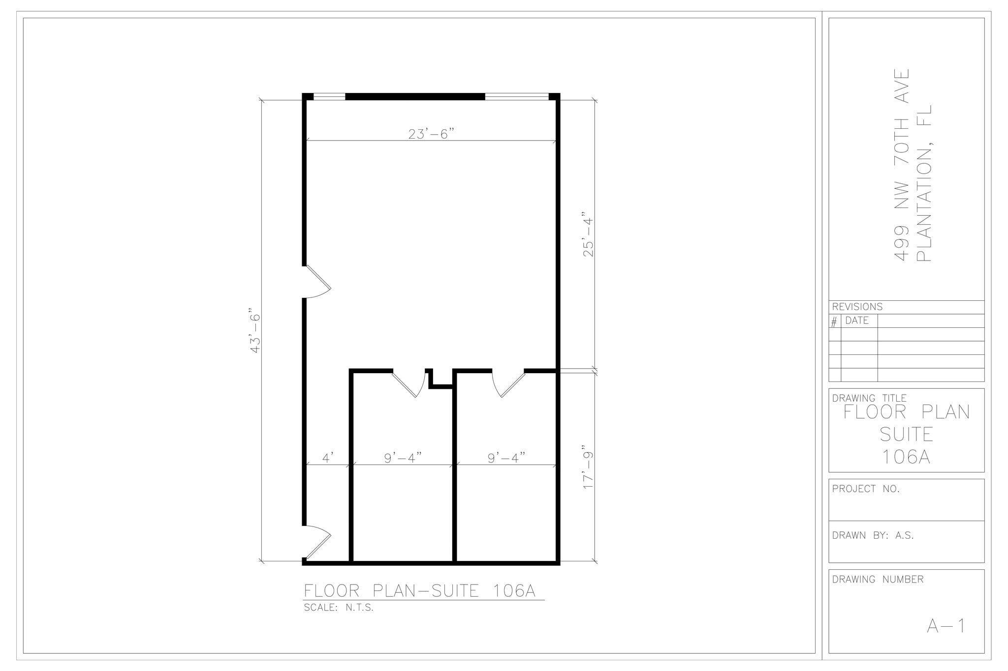 499 NW 70th Ave, Plantation, FL for lease Site Plan- Image 1 of 6